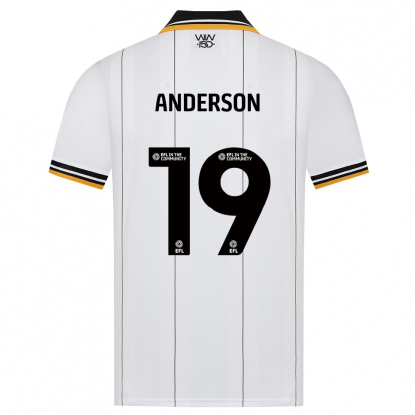 Danxen Enfant Maillot Becky Anderson #19 Orange Noir Blanc Tenues Extérieur 2026/27 T-Shirt