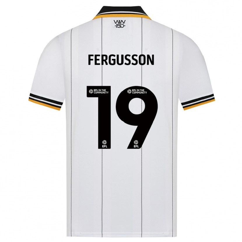 Danxen Enfant Maillot Liv Fergusson #19 Orange Noir Blanc Tenues Extérieur 2026/27 T-Shirt