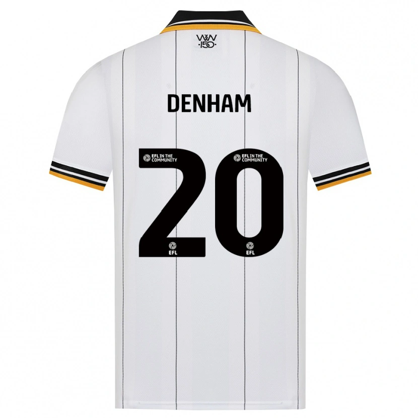 Danxen Enfant Maillot Ania Denham #20 Orange Noir Blanc Tenues Extérieur 2026/27 T-Shirt