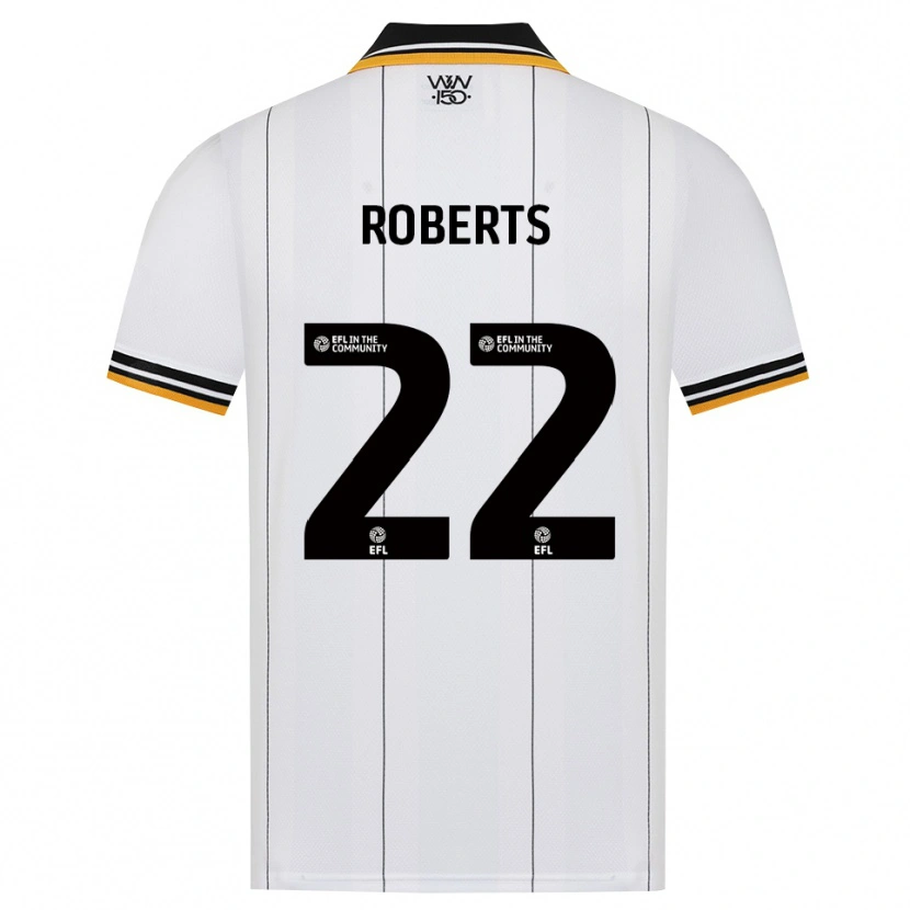 Danxen Enfant Maillot Beth Roberts #22 Orange Noir Blanc Tenues Extérieur 2026/27 T-Shirt