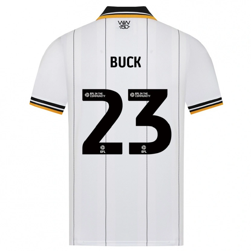 Danxen Enfant Maillot Alex Buck #23 Orange Noir Blanc Tenues Extérieur 2026/27 T-Shirt