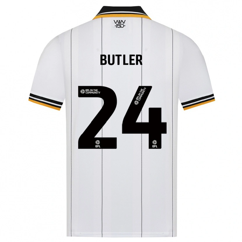 Danxen Enfant Maillot Elli Butler #24 Orange Noir Blanc Tenues Extérieur 2026/27 T-Shirt