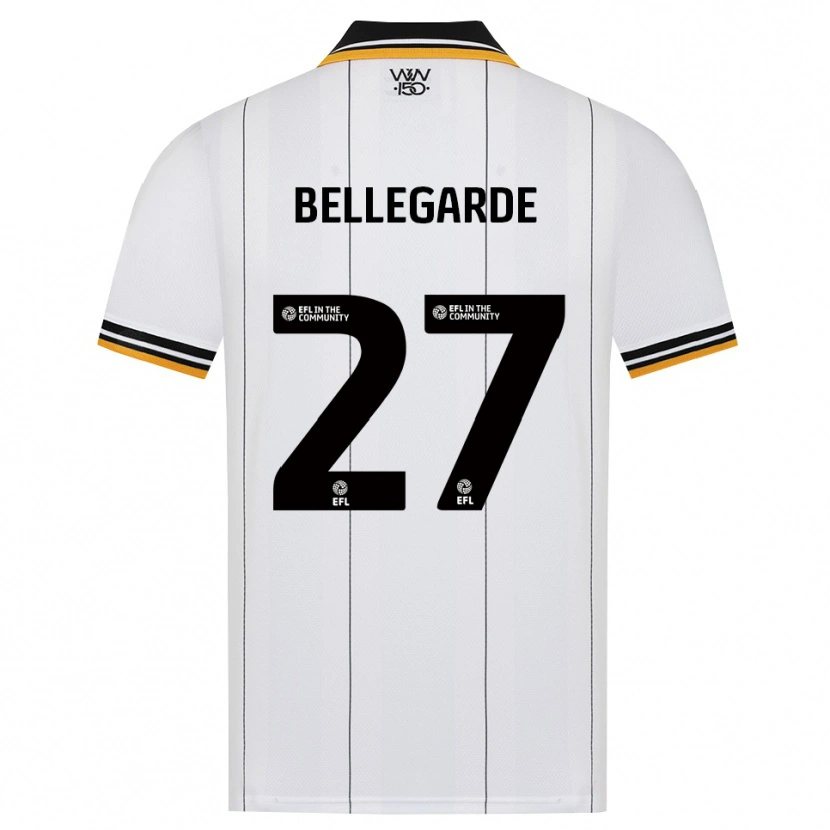 Danxen Enfant Maillot Jean-Ricner Bellegarde #27 Orange Noir Blanc Tenues Extérieur 2026/27 T-Shirt