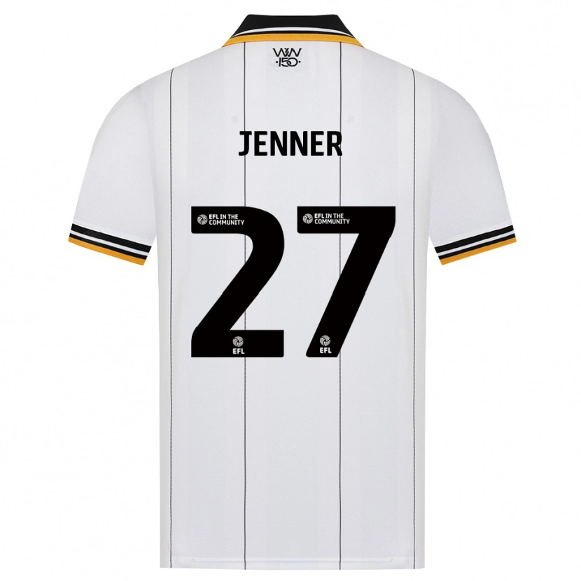 Danxen Enfant Maillot Abbi Jenner #27 Orange Noir Blanc Tenues Extérieur 2026/27 T-Shirt