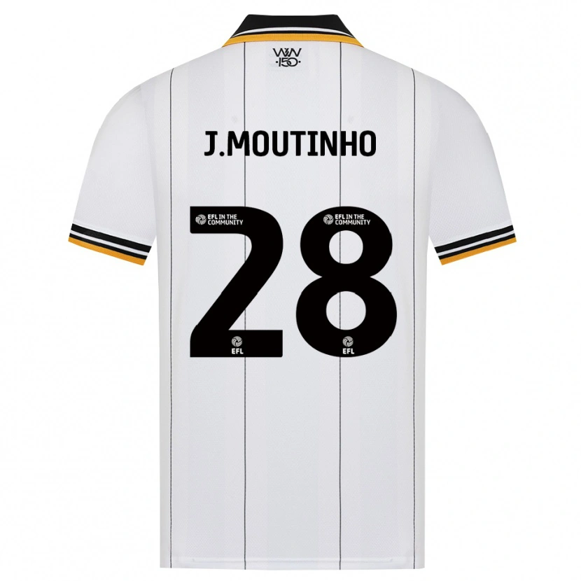 Danxen Enfant Maillot Joao Moutinho #28 Orange Noir Blanc Tenues Extérieur 2026/27 T-Shirt