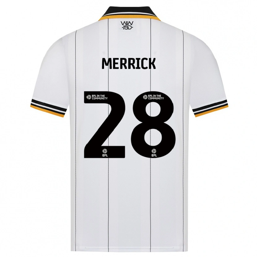 Danxen Enfant Maillot Beth Merrick #28 Orange Noir Blanc Tenues Extérieur 2026/27 T-Shirt