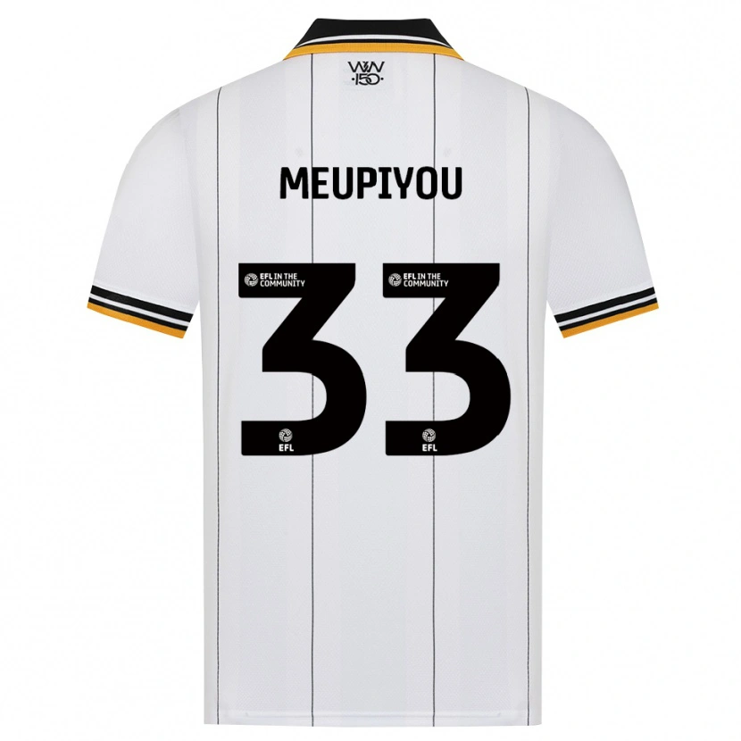 Danxen Enfant Maillot Bastien Meupiyou #33 Orange Noir Blanc Tenues Extérieur 2026/27 T-Shirt