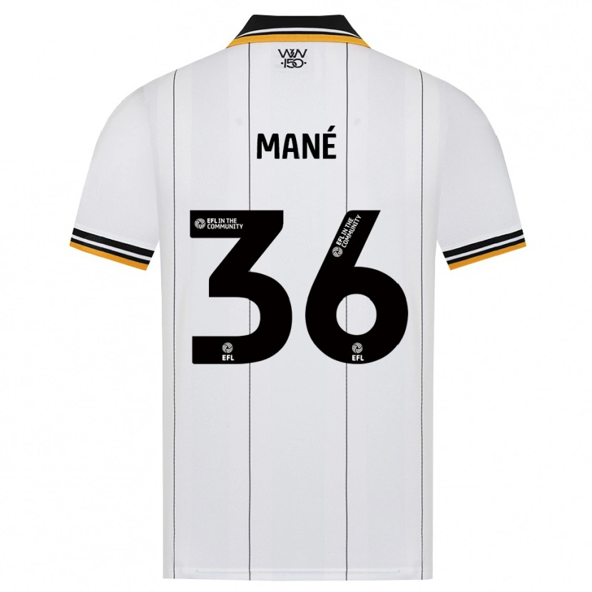 Danxen Enfant Maillot Mateus Mané #36 Orange Noir Blanc Tenues Extérieur 2026/27 T-Shirt
