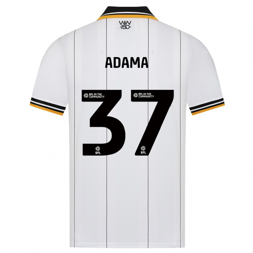 Danxen Enfant Maillot Adama Traore #37 Orange Noir Blanc Tenues Extérieur 2026/27 T-Shirt