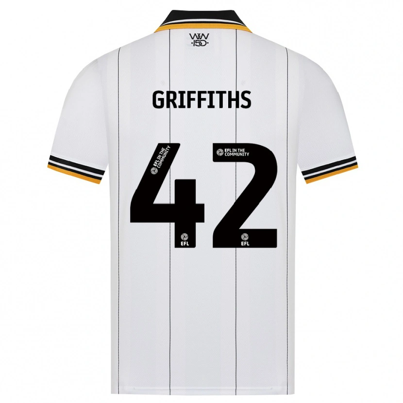Danxen Enfant Maillot Harvey Griffiths #42 Orange Noir Blanc Tenues Extérieur 2026/27 T-Shirt