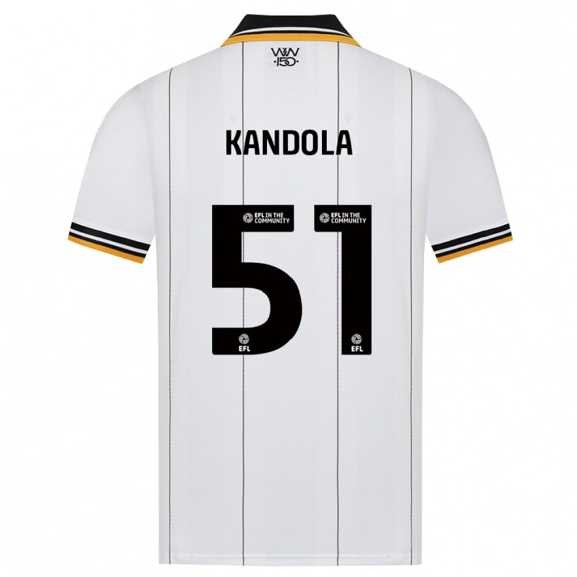 Danxen Enfant Maillot Kam Kandola #51 Orange Noir Blanc Tenues Extérieur 2026/27 T-Shirt