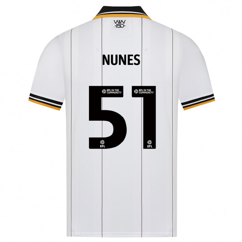 Danxen Enfant Maillot Grazi Nunes #51 Orange Noir Blanc Tenues Extérieur 2026/27 T-Shirt