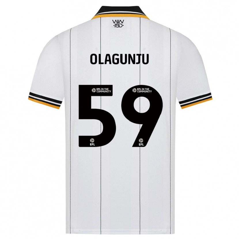 Danxen Enfant Maillot Saheed Olagunju #59 Orange Noir Blanc Tenues Extérieur 2026/27 T-Shirt
