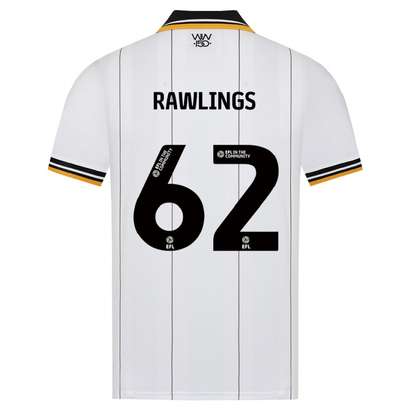 Danxen Enfant Maillot Luke Rawlings #62 Orange Noir Blanc Tenues Extérieur 2026/27 T-Shirt