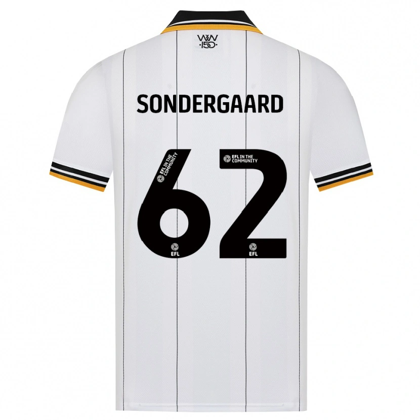 Danxen Enfant Maillot Andreas Sondergaard #62 Orange Noir Blanc Tenues Extérieur 2026/27 T-Shirt