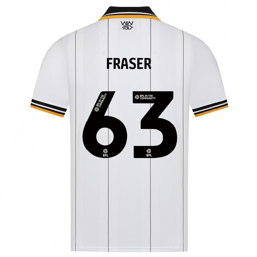 Danxen Enfant Maillot Nathan Fraser #63 Orange Noir Blanc Tenues Extérieur 2026/27 T-Shirt