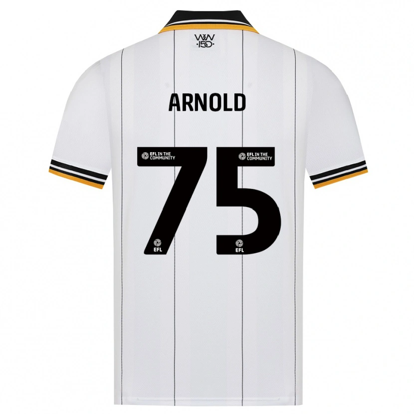 Danxen Enfant Maillot Alfie Arnold #75 Orange Noir Blanc Tenues Extérieur 2026/27 T-Shirt