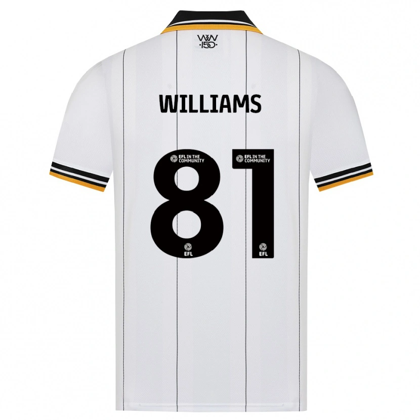 Danxen Enfant Maillot Ashton Williams #81 Orange Noir Blanc Tenues Extérieur 2026/27 T-Shirt