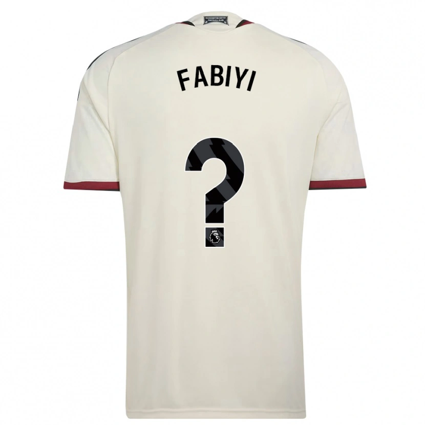 Danxen Enfant Maillot Idris Fabiyi #0 Beige Noir Rouge Troisieme 2026/27 T-Shirt
