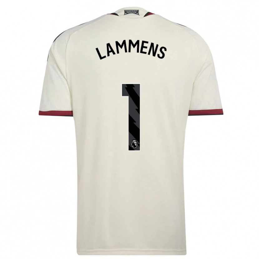Danxen Enfant Maillot Senne Lammens #1 Beige Noir Rouge Troisieme 2026/27 T-Shirt