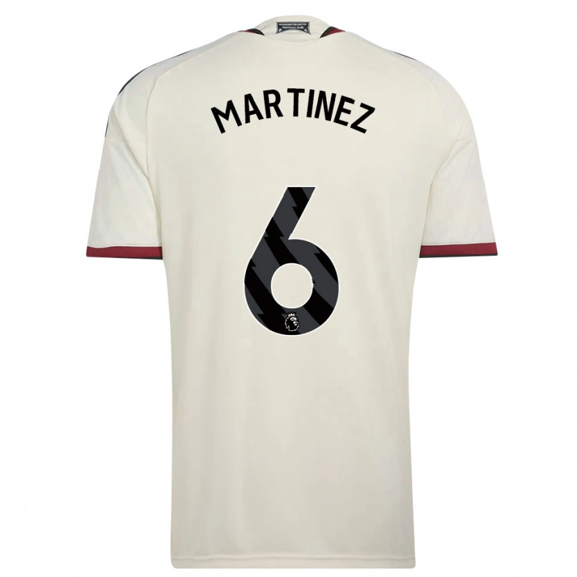 Danxen Enfant Maillot Lisandro Martínez #6 Beige Noir Rouge Troisieme 2026/27 T-Shirt