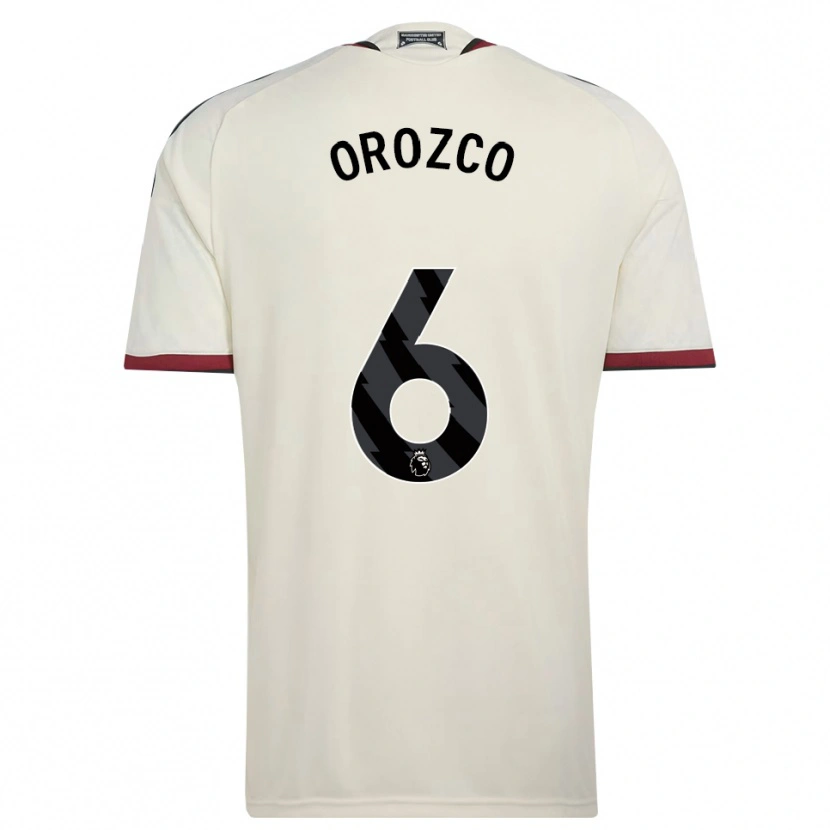 Danxen Enfant Maillot Cristian Orozco #6 Beige Noir Rouge Troisieme 2026/27 T-Shirt