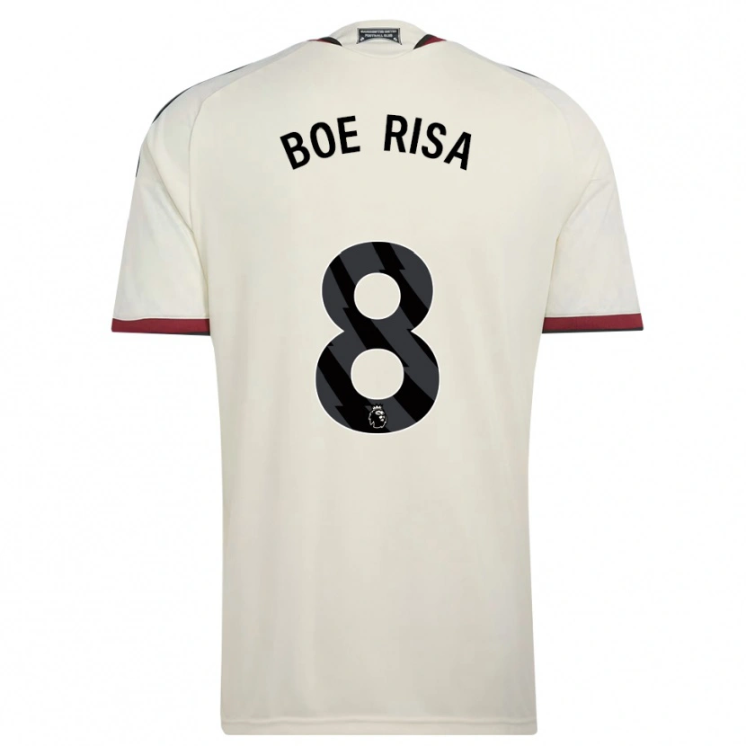 Danxen Enfant Maillot Vilde Boe Risa #8 Beige Noir Rouge Troisieme 2026/27 T-Shirt