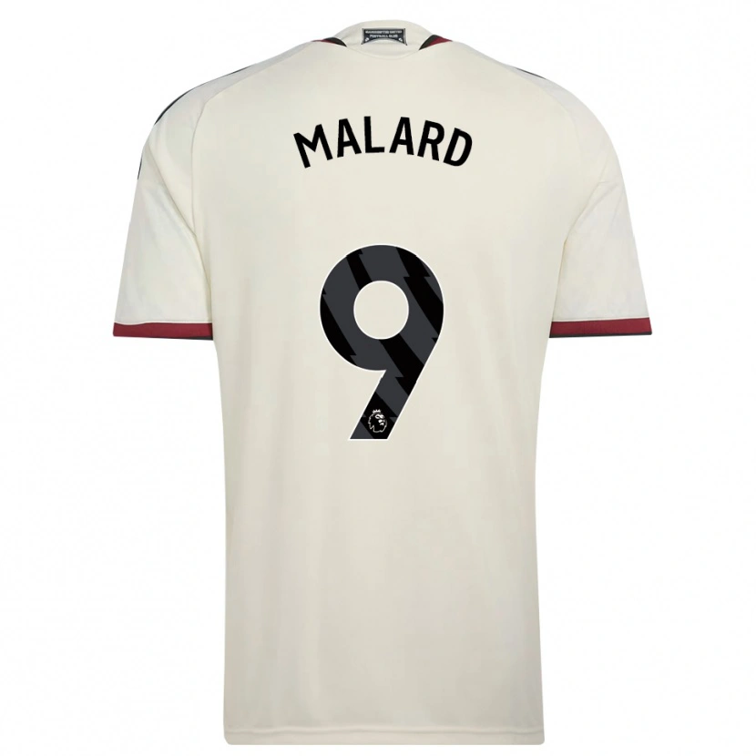 Danxen Enfant Maillot Melvine Malard #9 Beige Noir Rouge Troisieme 2026/27 T-Shirt
