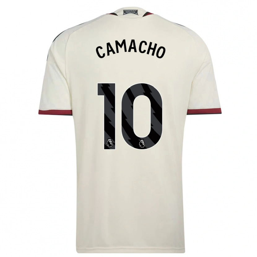 Danxen Enfant Maillot Jaume Camacho #10 Beige Noir Rouge Troisieme 2026/27 T-Shirt