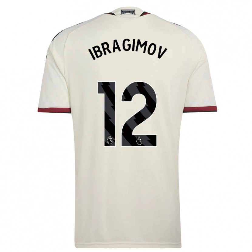Danxen Enfant Maillot Gazi Ibragimov #12 Beige Noir Rouge Troisieme 2026/27 T-Shirt