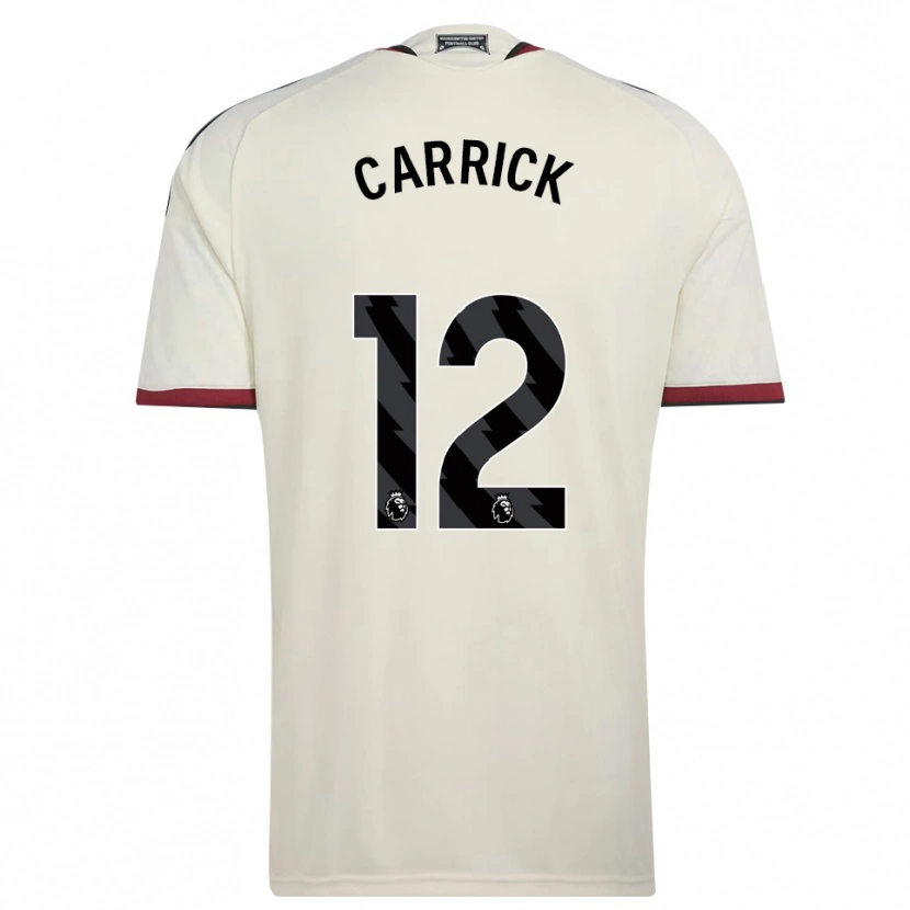 Danxen Enfant Maillot Jacey Carrick #12 Beige Noir Rouge Troisieme 2026/27 T-Shirt