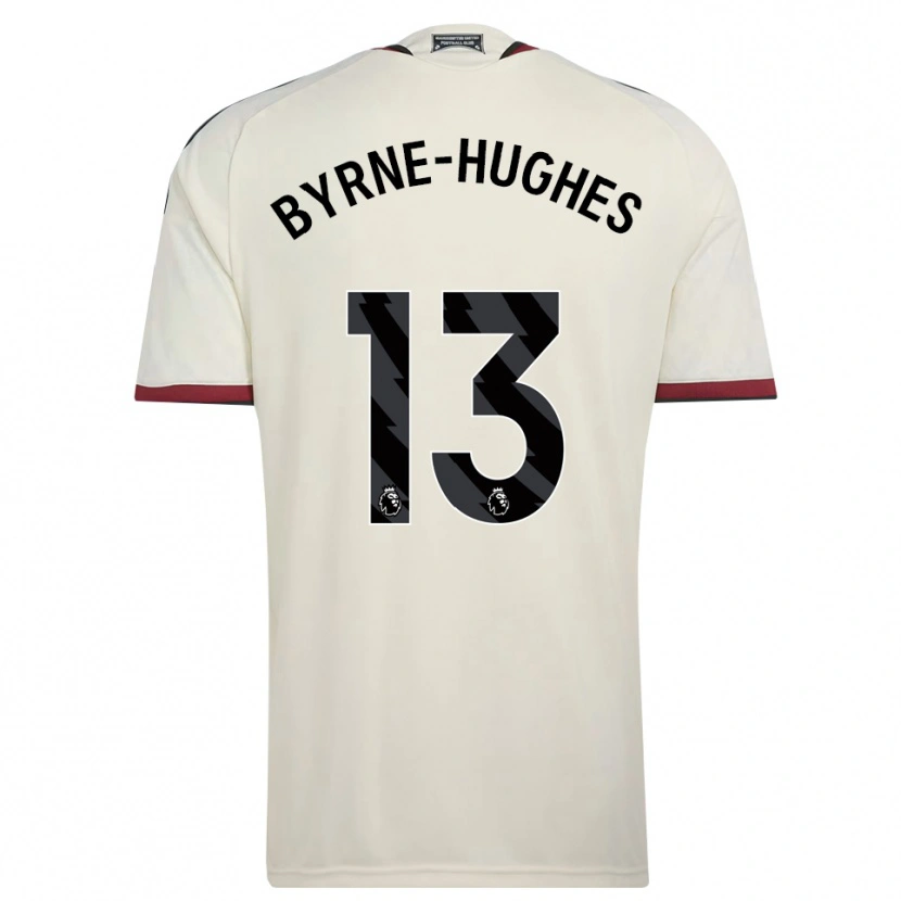 Danxen Enfant Maillot Cameron Byrne-Hughes #13 Beige Noir Rouge Troisieme 2026/27 T-Shirt