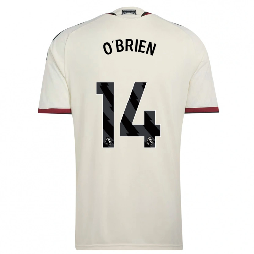 Danxen Enfant Maillot Sam O'brien #14 Beige Noir Rouge Troisieme 2026/27 T-Shirt
