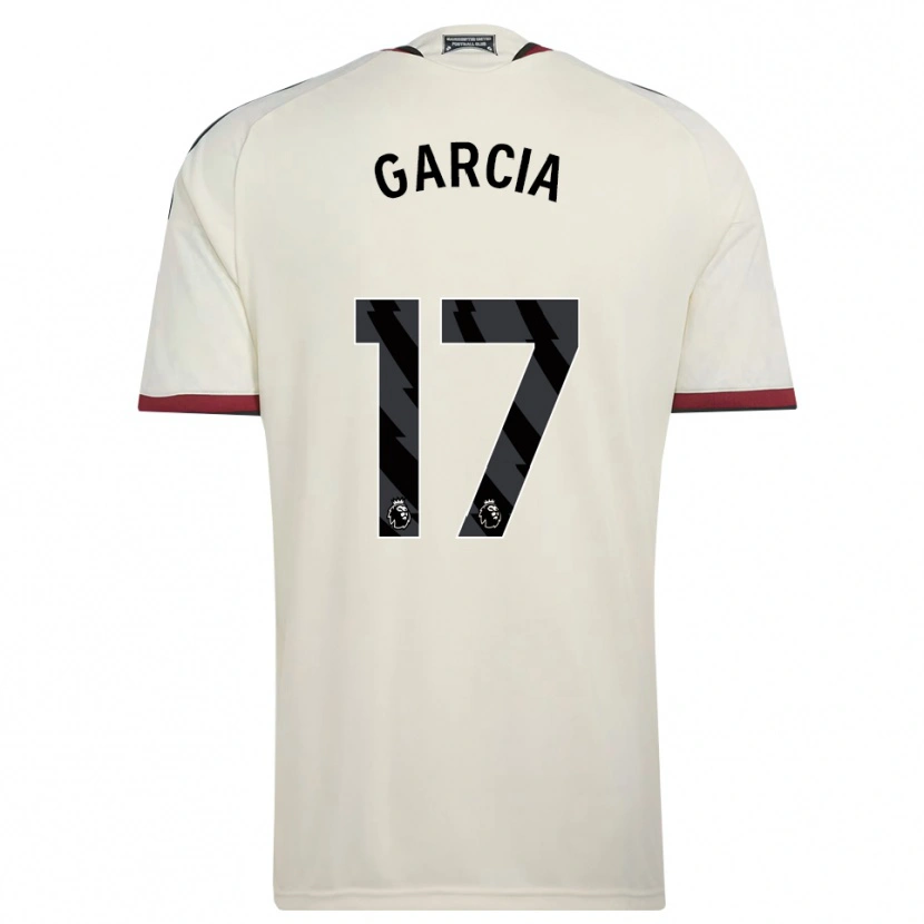 Danxen Enfant Maillot Lucia Garcia #17 Beige Noir Rouge Troisieme 2026/27 T-Shirt