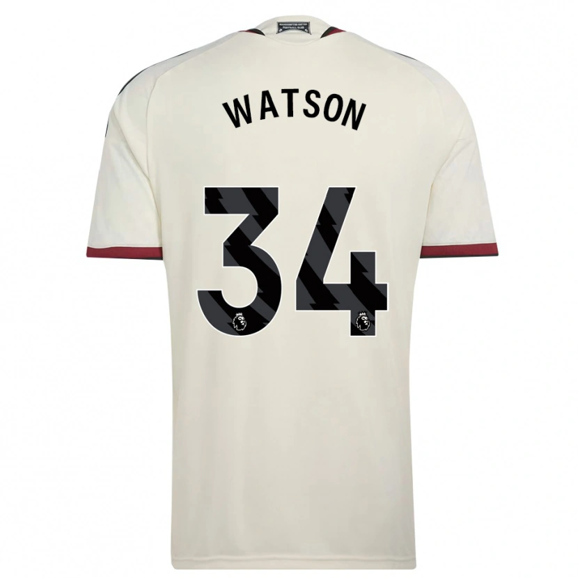 Danxen Enfant Maillot Emma Watson #34 Beige Noir Rouge Troisieme 2026/27 T-Shirt