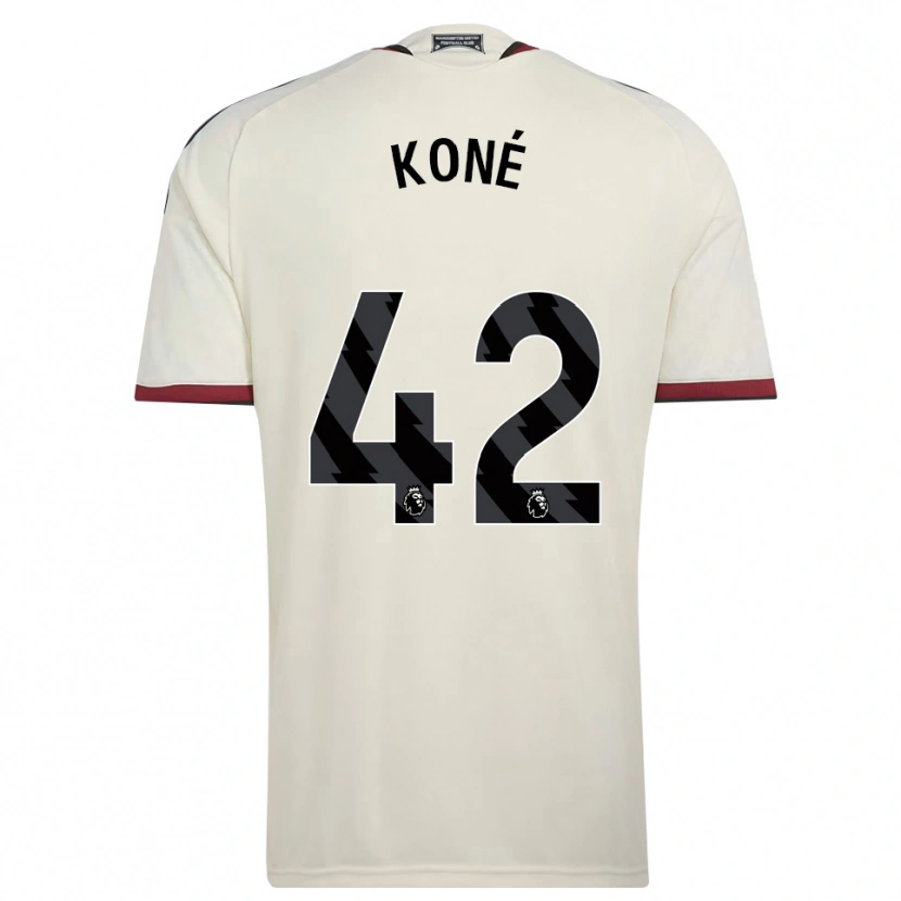 Danxen Enfant Maillot Sékou Koné #42 Beige Noir Rouge Troisieme 2026/27 T-Shirt
