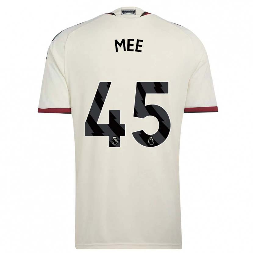 Danxen Enfant Maillot Dermot Mee #45 Beige Noir Rouge Troisieme 2026/27 T-Shirt
