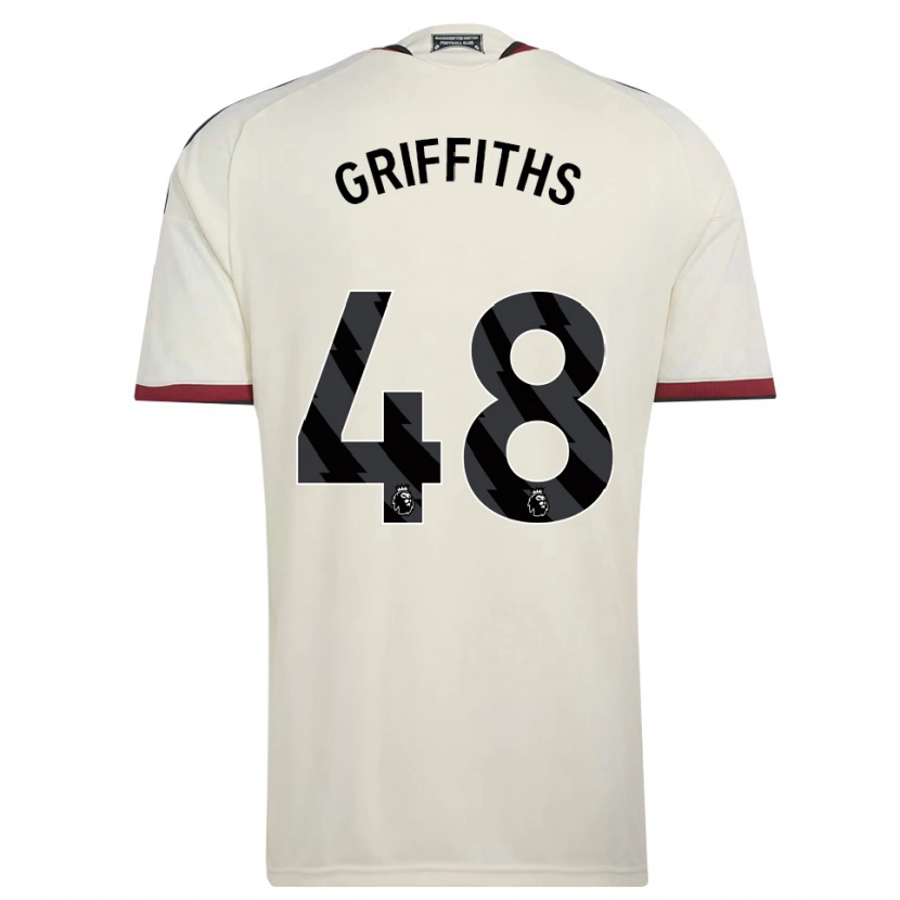 Danxen Enfant Maillot Mared Griffiths #48 Beige Noir Rouge Troisieme 2026/27 T-Shirt