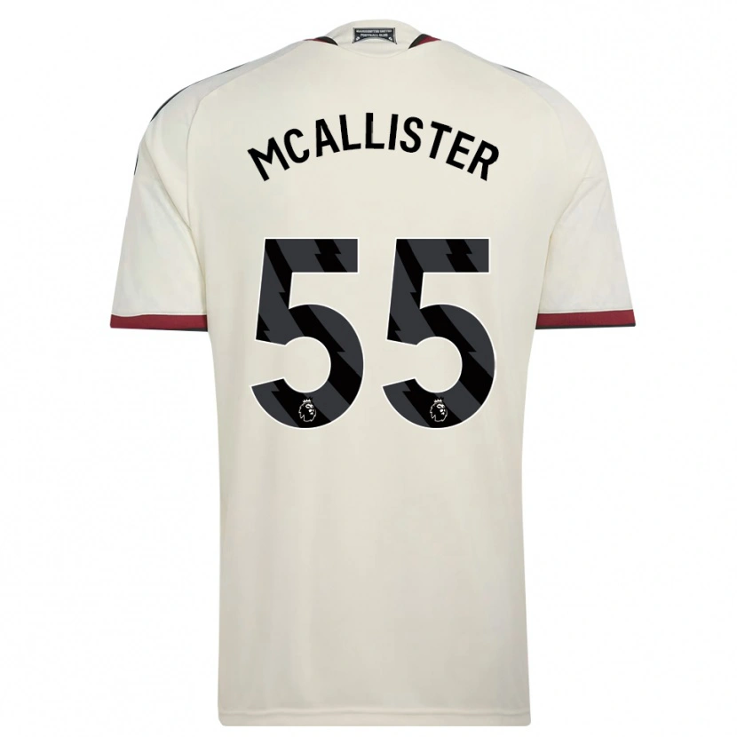 Danxen Enfant Maillot Finley Mcallister #55 Beige Noir Rouge Troisieme 2026/27 T-Shirt