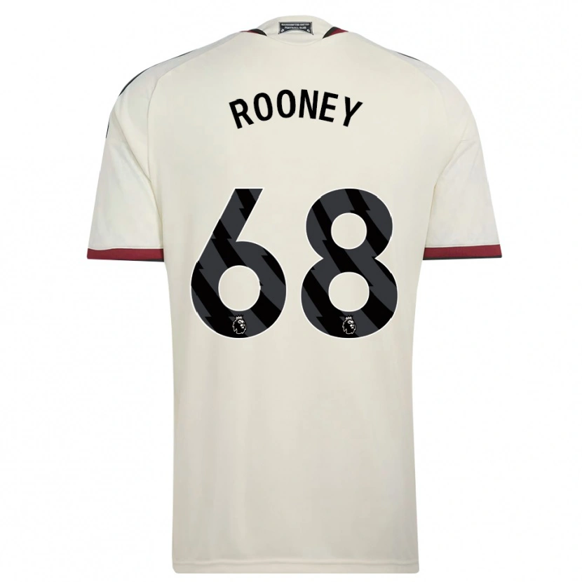 Danxen Enfant Maillot Kai Rooney #68 Beige Noir Rouge Troisieme 2026/27 T-Shirt