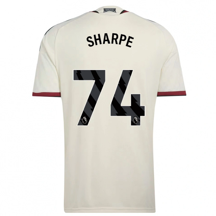 Danxen Enfant Maillot Malachi Sharpe #74 Beige Noir Rouge Troisieme 2026/27 T-Shirt