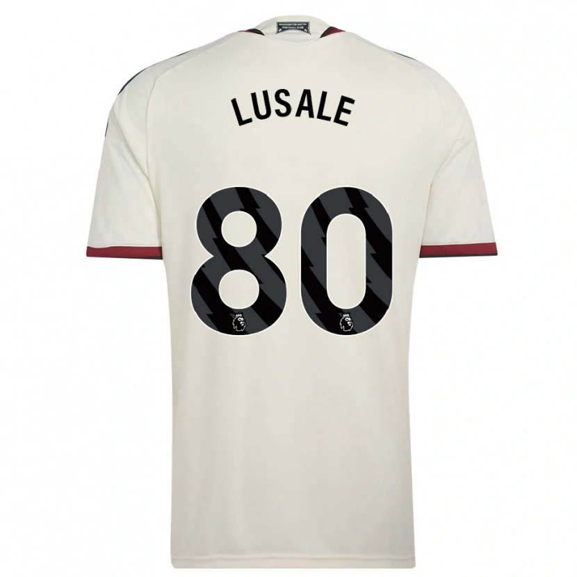 Danxen Enfant Maillot Samuel Lusale #80 Beige Noir Rouge Troisieme 2026/27 T-Shirt