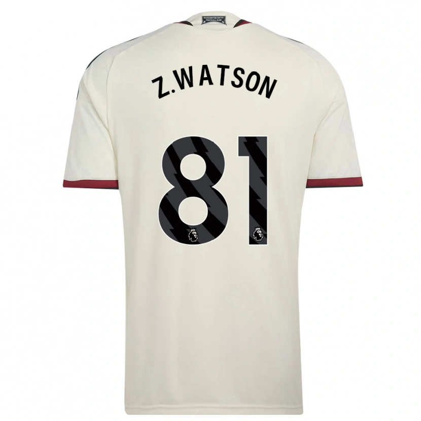 Danxen Enfant Maillot Zac Watson #81 Beige Noir Rouge Troisieme 2026/27 T-Shirt