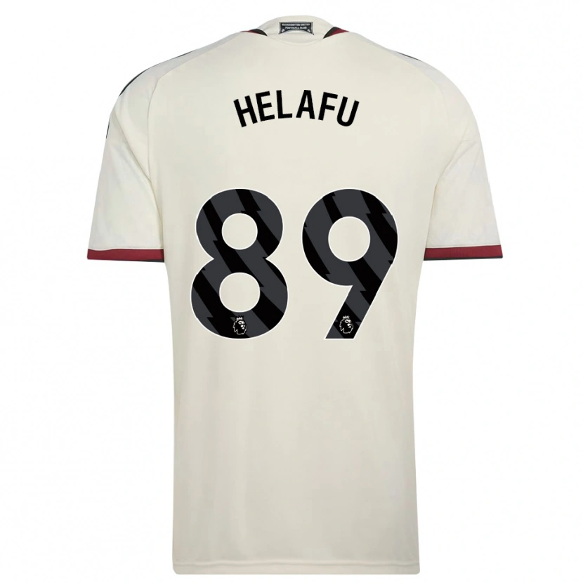 Danxen Enfant Maillot Yuel Helafu #89 Beige Noir Rouge Troisieme 2026/27 T-Shirt