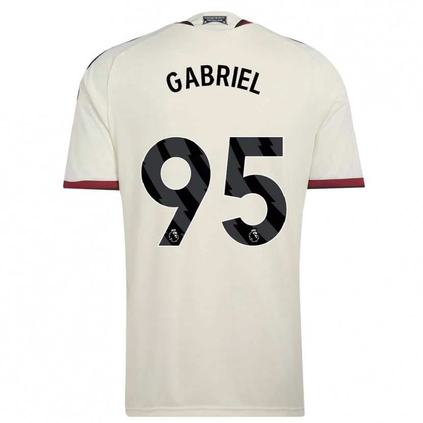 Danxen Enfant Maillot Jj Gabriel #95 Beige Noir Rouge Troisieme 2026/27 T-Shirt