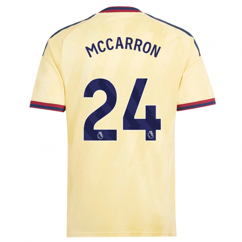 Danxen Enfant Maillot Daniel Mccarron #24 Jaune Clair Midnightblue Troisieme 2026/27 T-Shirt