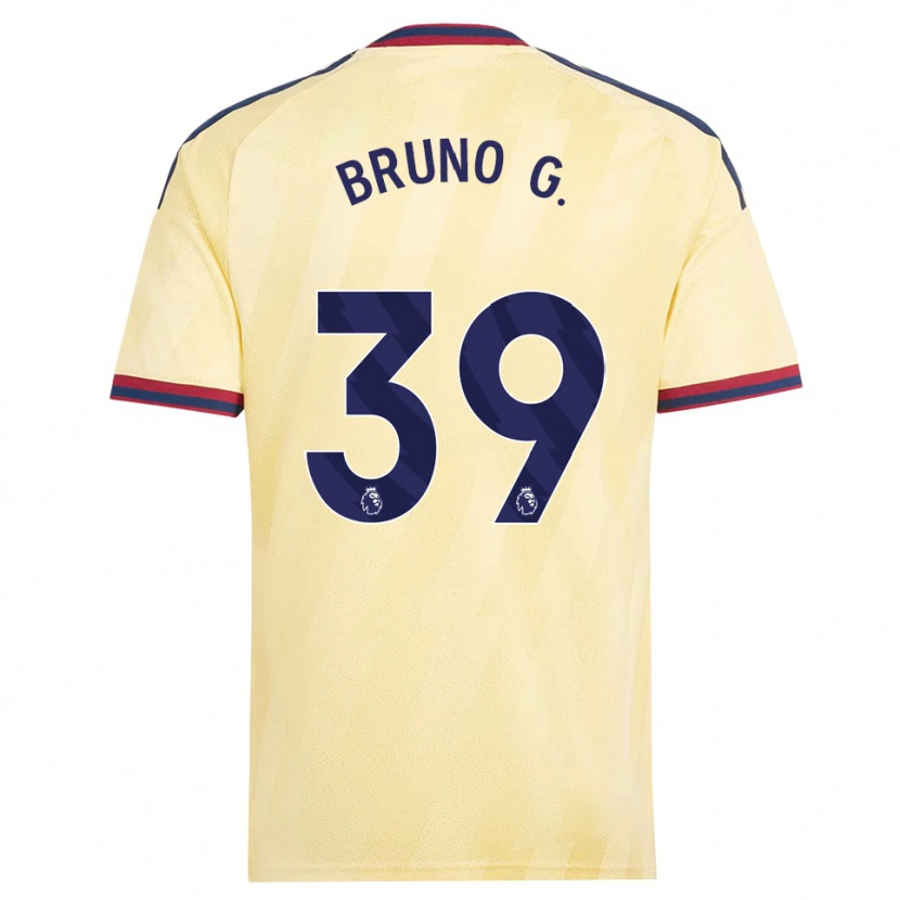 Danxen Enfant Maillot Bruno Guimarães #39 Jaune Clair Midnightblue Troisieme 2026/27 T-Shirt