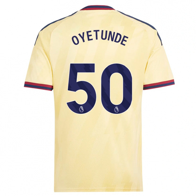 Danxen Enfant Maillot Daniel Oyetunde #50 Jaune Clair Midnightblue Troisieme 2026/27 T-Shirt