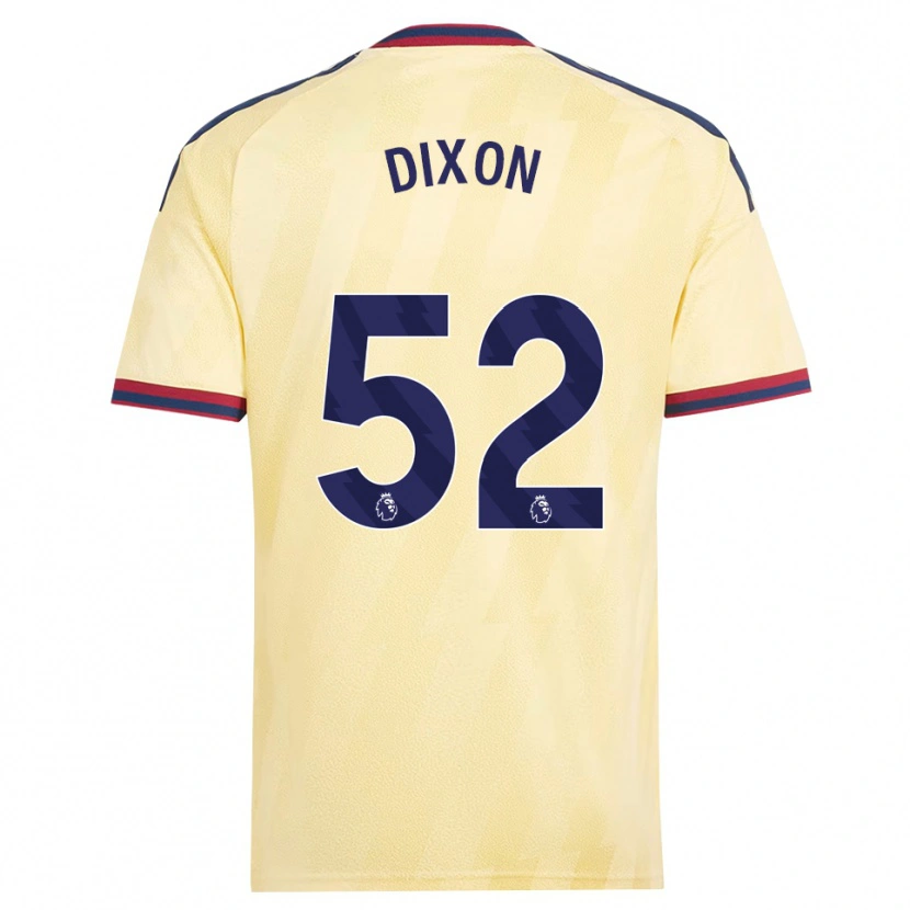 Danxen Enfant Maillot Jaden Dixon #52 Jaune Clair Midnightblue Troisieme 2026/27 T-Shirt