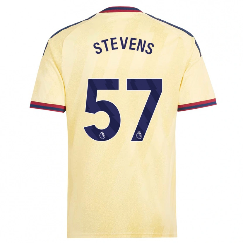 Danxen Enfant Maillot Archie Stevens #57 Jaune Clair Midnightblue Troisieme 2026/27 T-Shirt